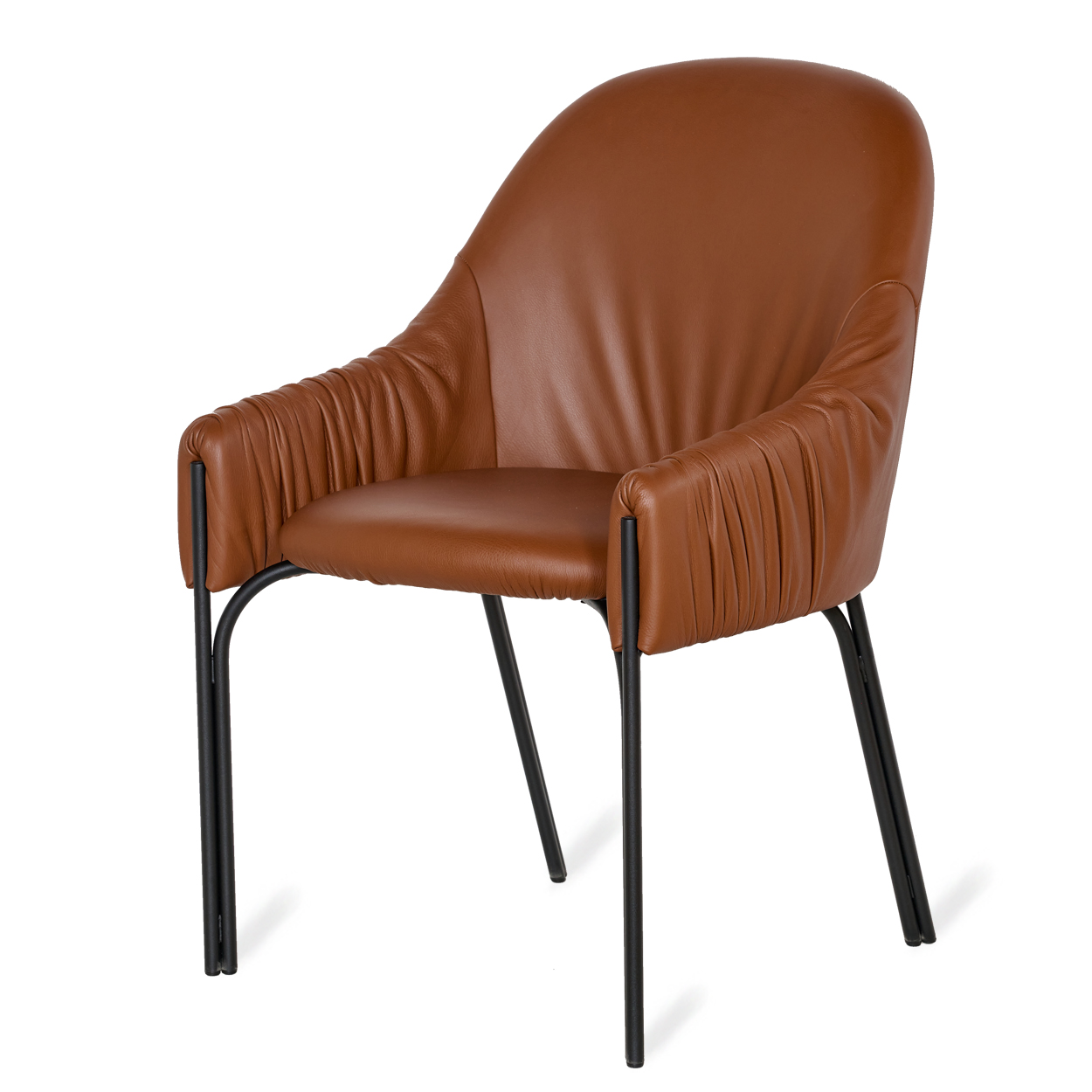 Celine Armchair Low Leder Sahara Cacao