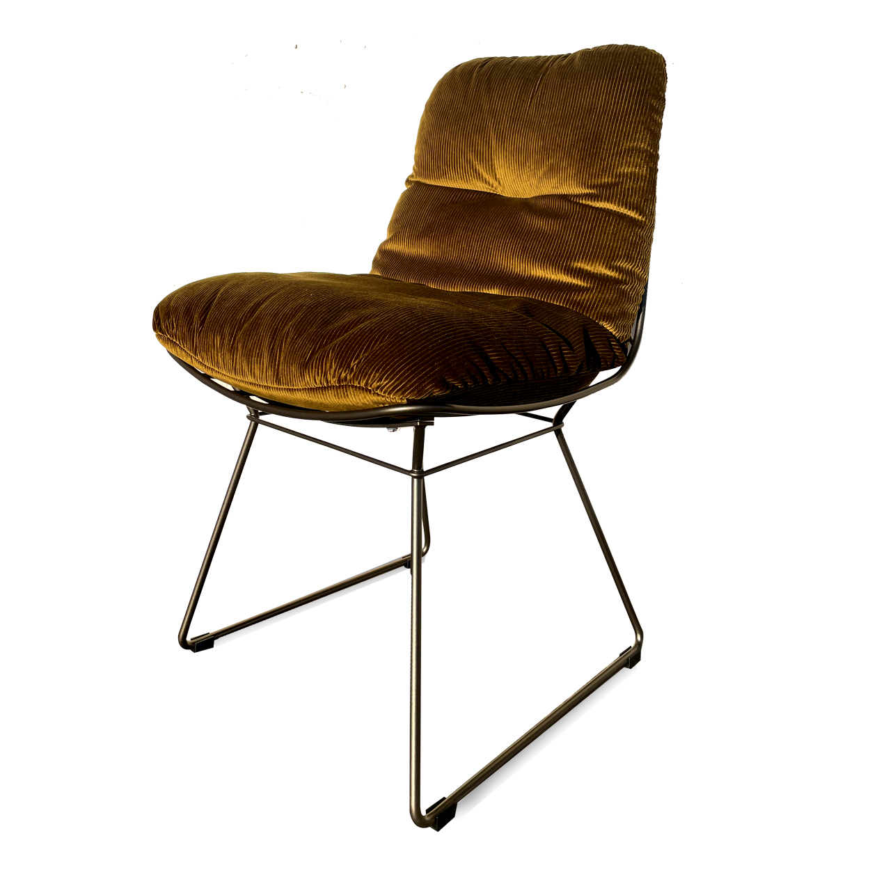 Leyasol Chair Indoor - Stoff kaki mit Gestell Bronze Lasur 