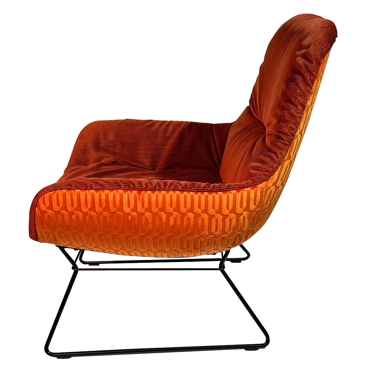 Leya Lounge Chair Stoff - Riga Chaudron 