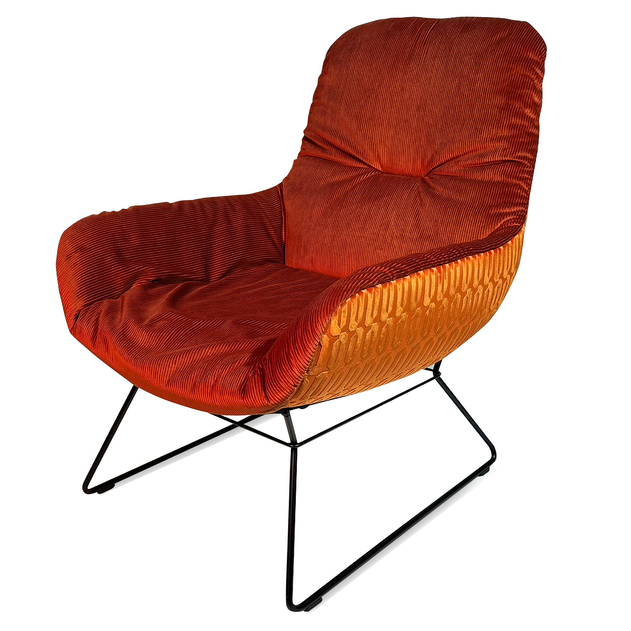 Leya Lounge Chair Stoff - Riga Chaudron 